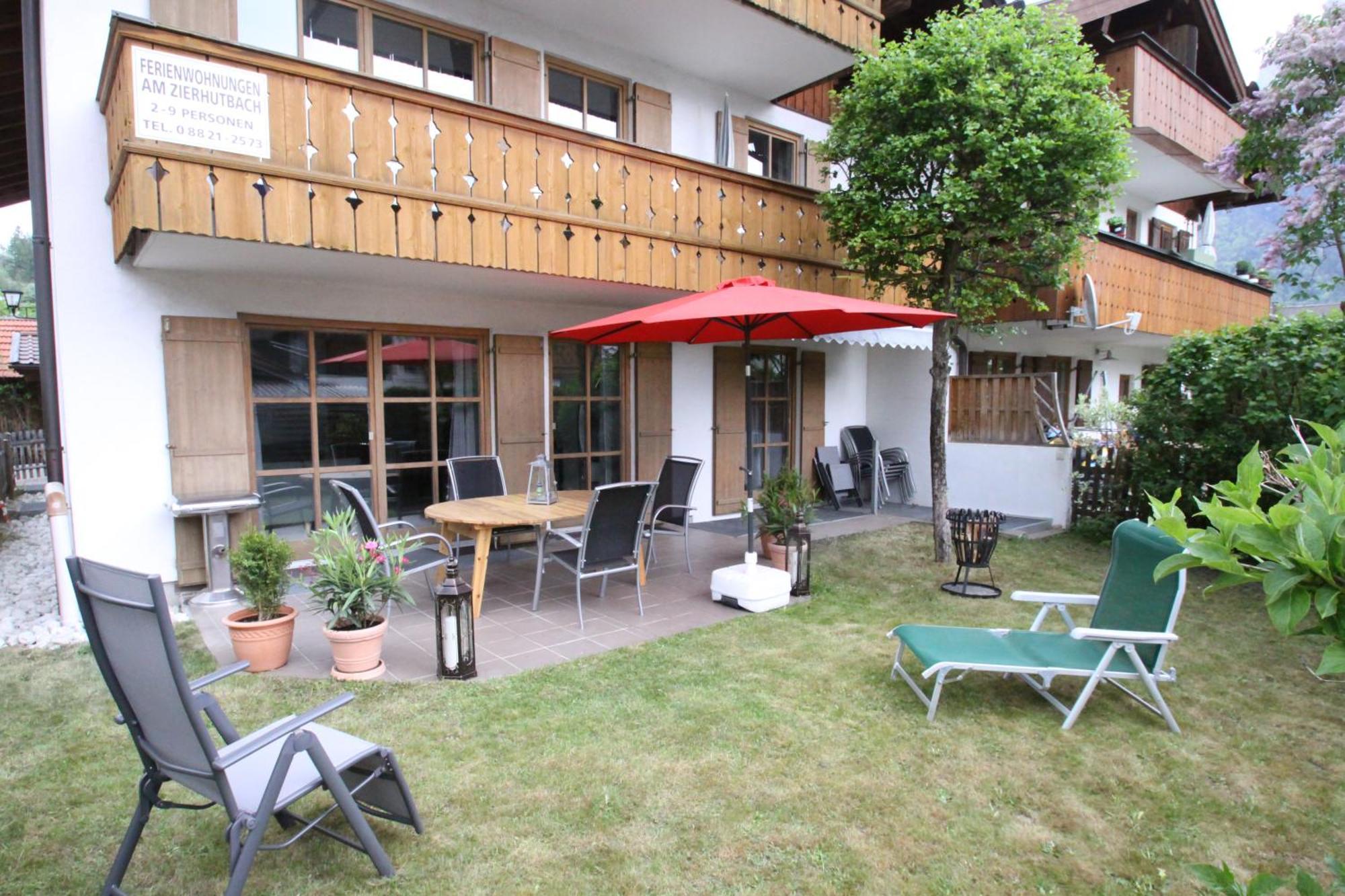 Ferienwohnung Am Zierhutbach Kranzberg Міттенвальд Екстер'єр фото